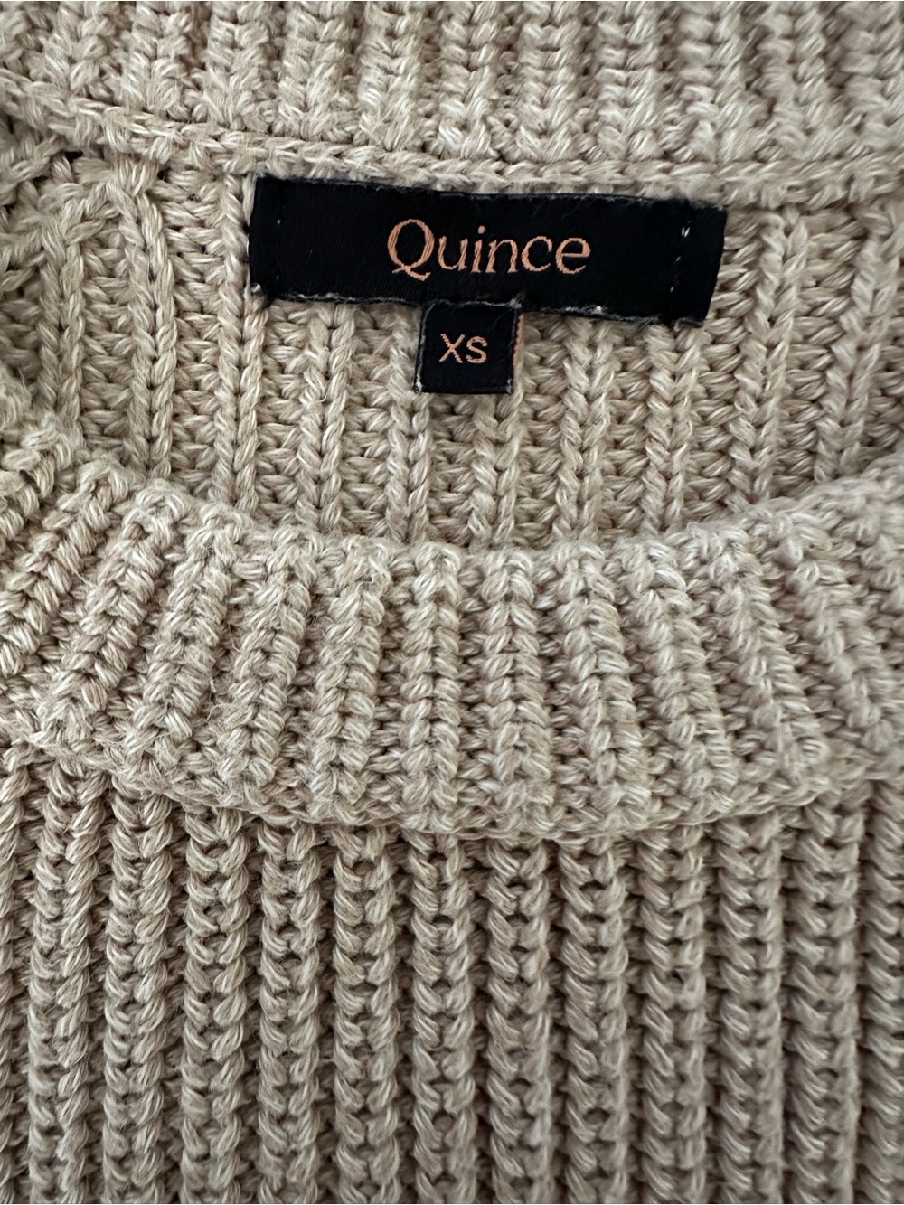 Quince 100% Organic Cotton Fisherman Crew Sweater - Picture 11 of 13